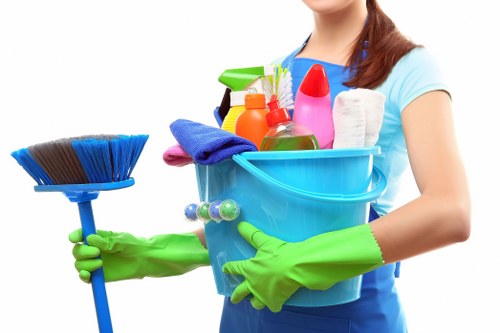 After builders cleaning in Westminster for a renovated residential property